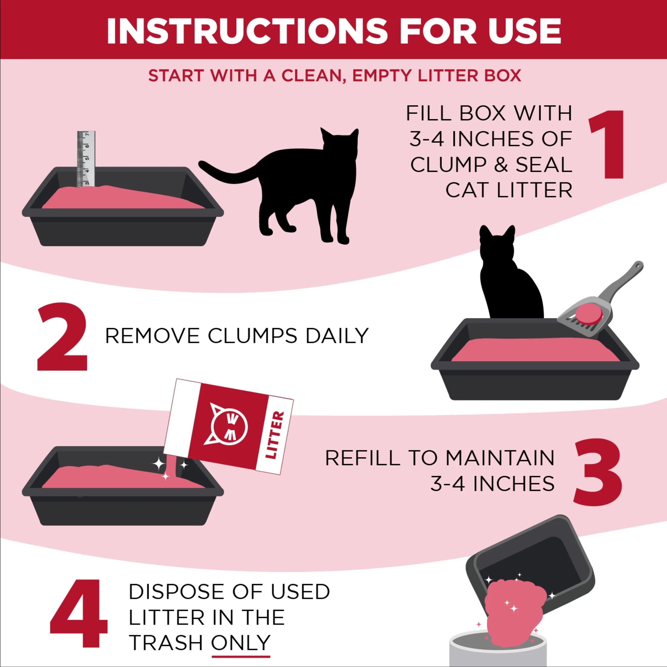 Clump & Seal Cat Litter with Ultra Odor Blasters, Multi-Cat Formula, Scented, 28 Lbs